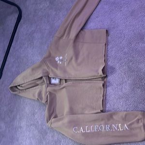 reflex kids cropped hoodie